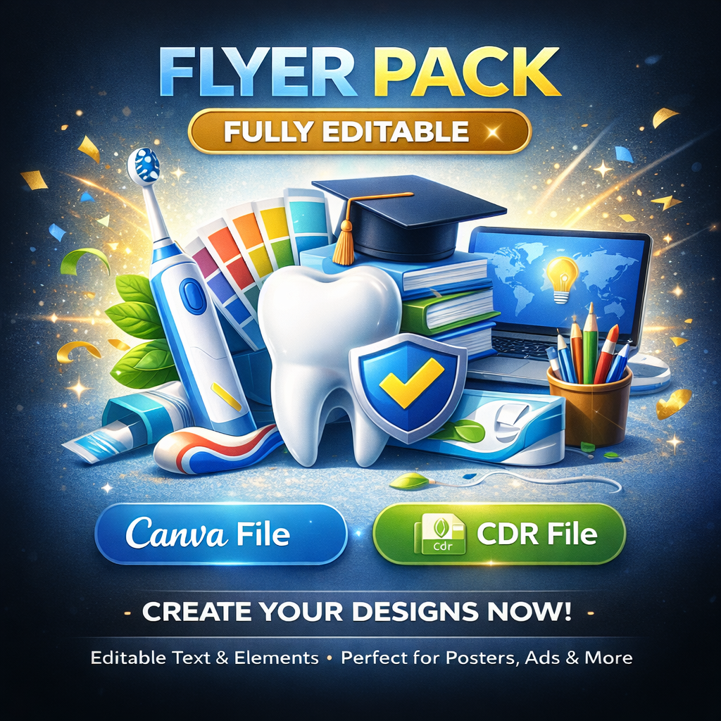 Professional Flyer Pack | Fully Editable Templates | Print & Digital Use