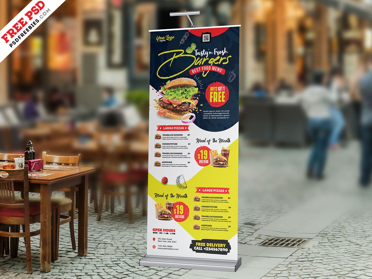 1000+ Restaurant Banner Designs Bundle | Fully Editable | Canva & PSD Files
