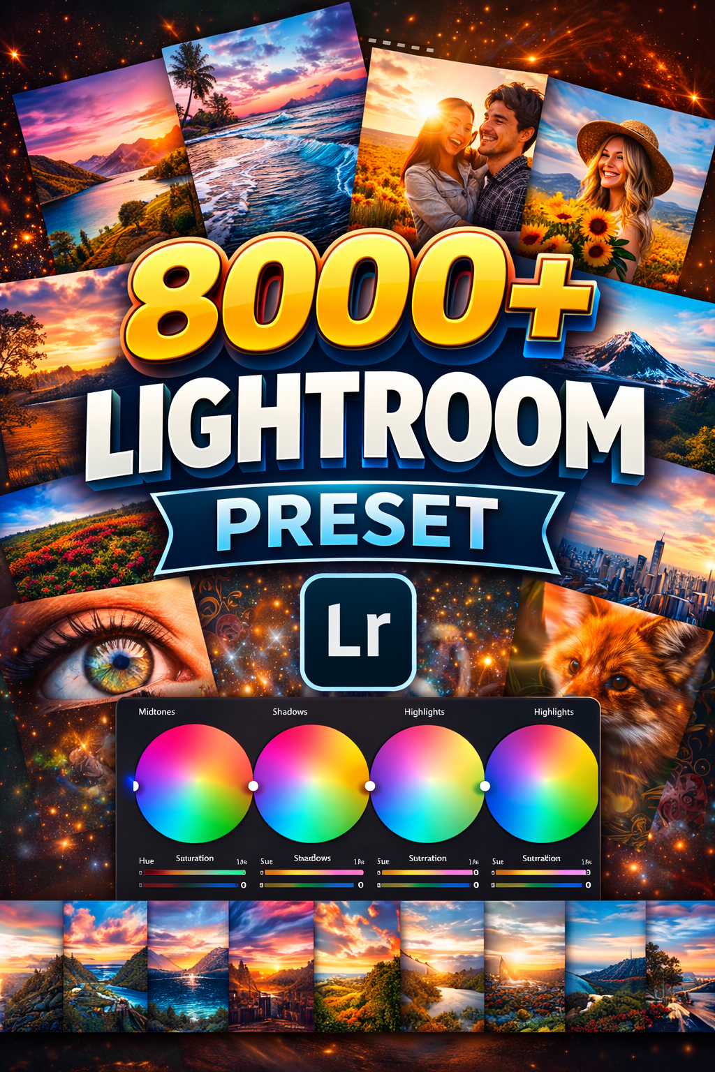 8000+ Lightroom Presets Mega Bundle | Mobile & Desktop | One-Click Photo Editing