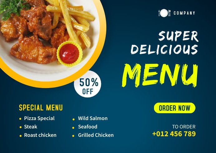 1000+ Restaurant Banner Designs Bundle | Fully Editable | Canva & PSD Files