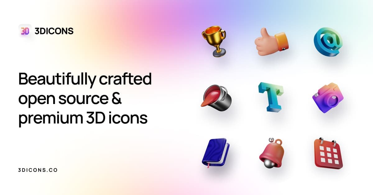 Premium 3D Icon Pack | Fully Editable | High-Quality 3D Icons