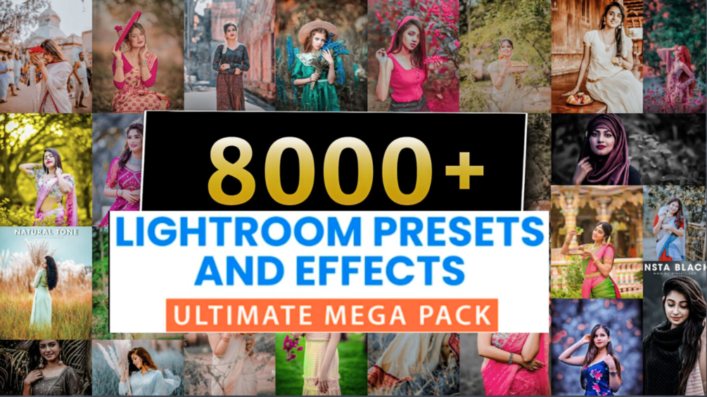 8000+ Lightroom Presets Mega Bundle | Mobile & Desktop | One-Click Photo Editing